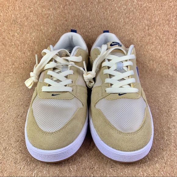 Nike Men's Alleyoop SB Club Gold Navy Skateboarding Shoes Size 8.5 - Picture 7 of 11